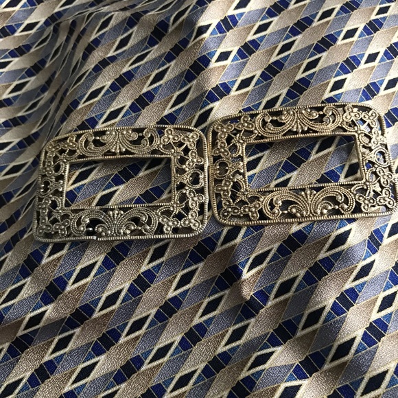 ____SOLD____VINTAGE SHOE BUCKLES - Picture 3 of 6